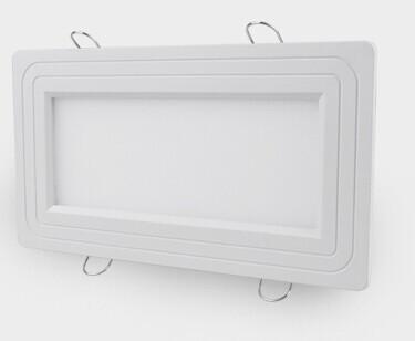 China 12W Waterproof Dimmable LED Recessed Downlights 1080LM 6000K for Telephone booth for sale