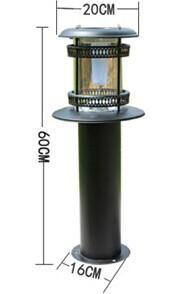 China High Efficiency 1W IP65 Outdoor Garden Solar Lights With Iron Spraying for sale