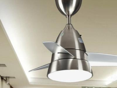 Cina Il ventilatore da soffitto durevole E12/di E27 20W LED si accende con ferro/alloggio di vetro in vendita