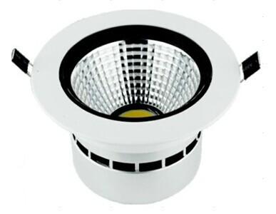 China 15W 3000K / 4000K COB EPILEDS Dimmable LED Recessed Ceiling Lights For Home for sale