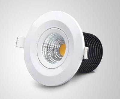 China 13Watt COB LED Recessed Downlights 85V-265V Natural White Adjustable Dimmable for sale