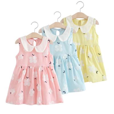 China Breathable Guangzhou High Quality Girls Dress Children's Skirt Princess Dress Stock Clothing for sale