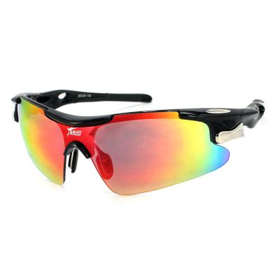 China Custom Tr90 Glass Frame Sunglasses Sports Eyewear Outdoor Cycling Sun Glasses Windproof Custom Polarized for sale