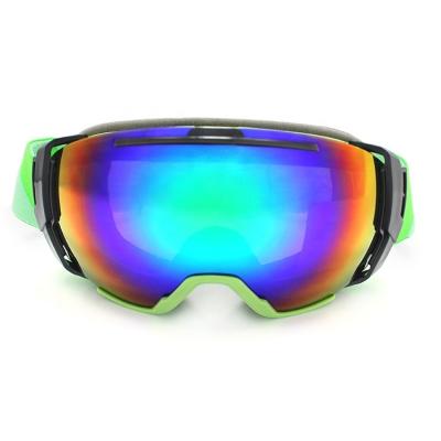 China Other Wholesale Snow Myopia Snowboarding Eyewear Sports Windproof Ski Goggles Anti Fog Scratch Anti Glass For Adult for sale