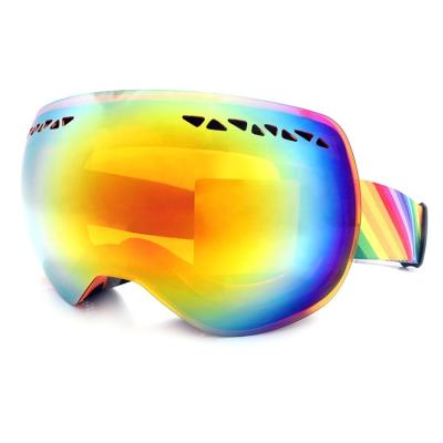 China Other Fit Uv400 Small Ski Glasses Snow Goggles Cylindrical Frameless Designer Snowboard Eyewear Snowboard Eyewear for sale