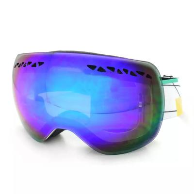 China Custom Made Anti-Fog Cool Snow Sports Ski Glasses Blue Tpu Frame Kids Skating Goggles Windproof Sunglasses Uv400 for sale