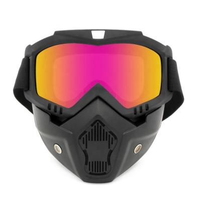 China Other Hot Sales UV400 TPU Frame Motorcycle Glass Motocross Goggle Sports Riding Windproof Goggles for sale