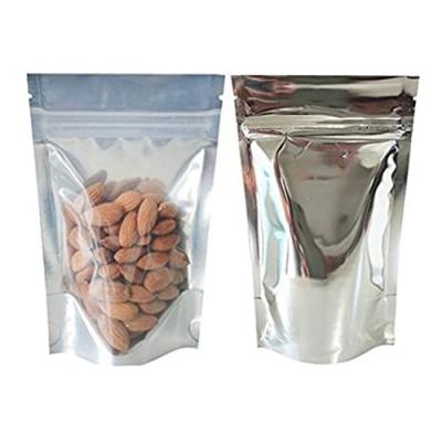 China Front Aluminum Plating Back Standup Eco Friendly (Biodegradable/Biodegradable) Clear Bag for sale