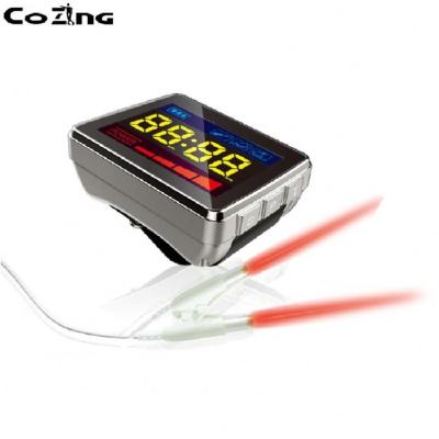 China Bio Physiotherapy Rehabilitation Therapy Laser Watch Blood Circulation Model 11Diodes Light Laser Wrist Watch for sale