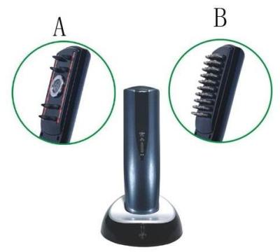 China Portable And Chargeable Low Hair Loss And Hair Regrowth Treatment Laser Leve Hair Removal Comb for sale