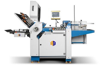 China Automatische Papierfaltenmaschine Breite 480 mm Industrieblattmappe 380 V zu verkaufen