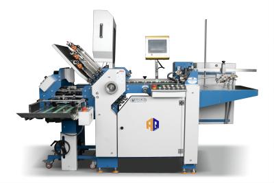 China Automatische Broschüre Papier Broschüre Klappmaschine Papier Kreuzschlaggeräte zu verkaufen