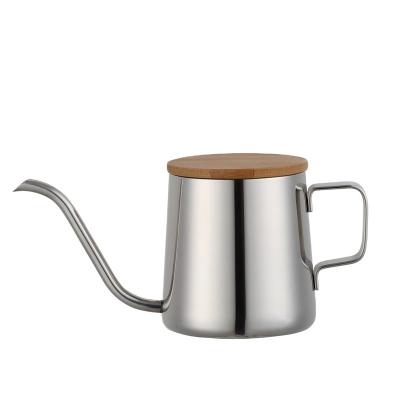 China 250ml Stainless Steel Gooseneck Coffee Drip Stocked Kettle Pour Over Coffee Tea Drip Kettle for sale