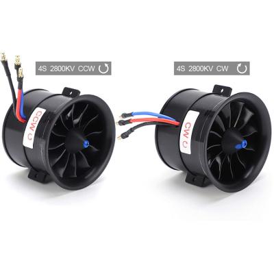 China Ducted Blower Model Airplane Power-Fun CCW EDF 70mmPro CW 12 Blades With Brushless RC Motor 2100KV/6S Balance Tested For EDF RC Jet Airplane for sale