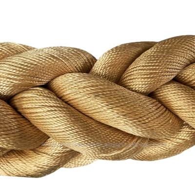 China To Make Playground 150mm 8 Strand Large Polyester Mooring Rope For Playground for sale