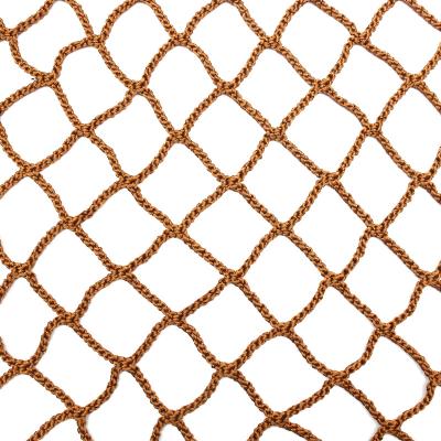 China Anti Aging High Strength Durable Polyester Knotless Safety Net for Tree Top Net and Playground Fence for sale