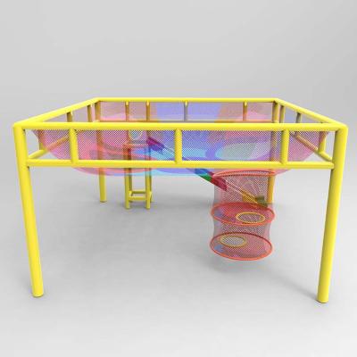 China Colorful Polyester Soft Playground Climbing Net Equipment For Kids for sale