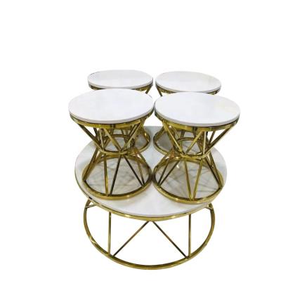 China Luxury Living Room Marble Coffee Table Set (Size) Adjustable Modern Center Coffee Tables for sale