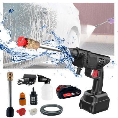 China Critical cleaning/handheld no residue lithium battery snow foam gun for car wash 12V 24V high pressure gun machine car cordless electric cleaning gasket for sale