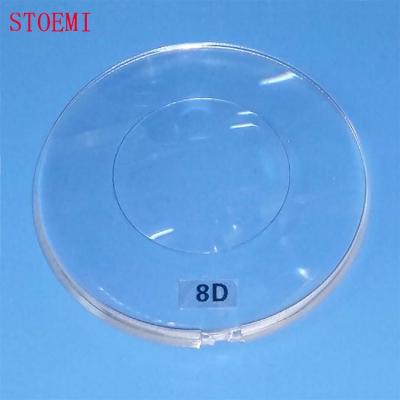 China Amblyopia Groups 8D PC Lens For High Diopter Reading Glasses-STOEMI 6535-S000-P800 for sale