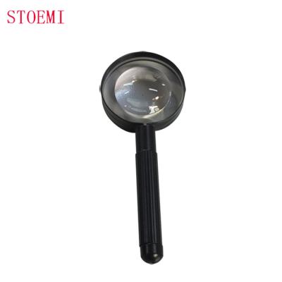 China STOEMI 6736/32D 9X Hardness Low Scope Resin Magnifying Glass Outdoor Optical Acrylic Handheld Magnifier Magnifying Glass for sale