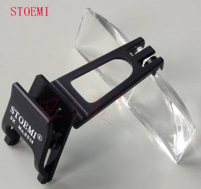 China STOEMI 8514 Lightweight Detachable 3X Glasses Type Magnifier Spectacle Magnifier / Monocle Magnifier for sale