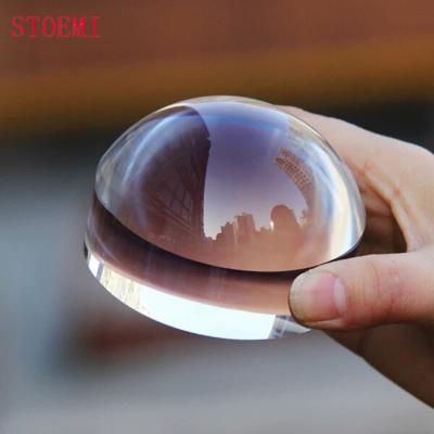 China 50mm STOEMI 6913 50mm Clear Space 4X PMMA Paperweight Cabochons Dome Acrylic Desktop Magnifier (Loupe Loupe) for sale