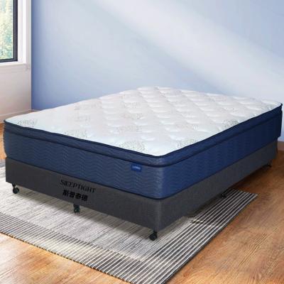 China Traditional Factory Wholesale Mattress Colchon Queen King 12 Inch For 7 Zone Pocket Coil Sping Latex Foam Roll Up Mattress With Box for sale