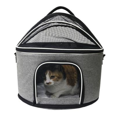 China Wholesales Breathable Classic Outdoor Dog Cat Travel Transport Oxford Pet Crate Small Pet Cage Carriers for sale