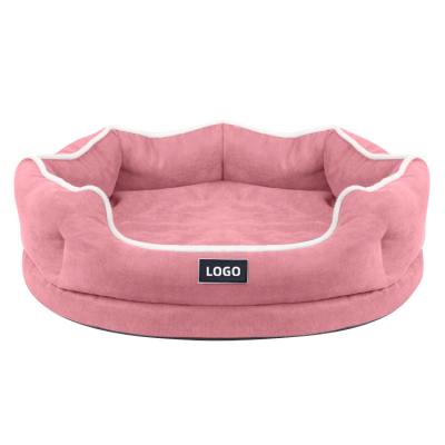 China New Design Travel Personalized Sofa Bed In Living Room Cute Funny Pet Princess Pet Bed Luxury Soft Dog Beds for sale