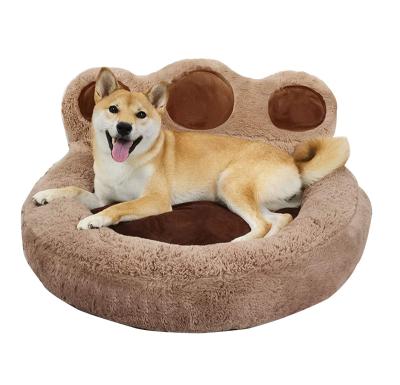 China Hot Selling Travel Sleeping Pet Room Bed Best Pet Products Dog Room Beds Cushion Plus Velvet Pet Bed for sale