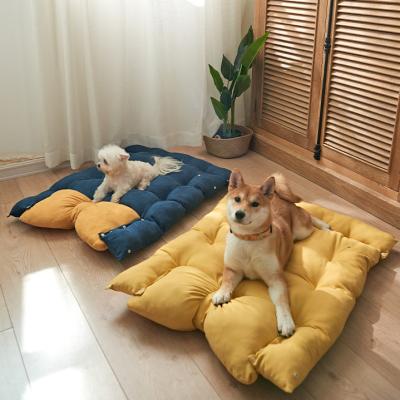 China Soft Plush Pet Bed Cushion Productos Para Mascotas Pet Beds Donut Bed Cooling Warm Cute Dog Wholesale for sale