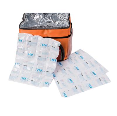 China Hot Selling Nonwoven Ice Packs Insulated Fabric Freeze Gel Ice Packs For Keeping Seafood Fresh In Transportation for sale