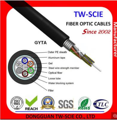중국 1-144 핵심 GYTA G652D는 루즈 튜브 꼼짝 못하게 된 광섬유 케이블 더 긴 라이프-스팬을 보호했습니다 판매용