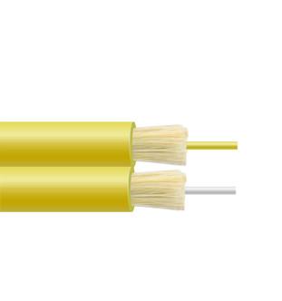 China High Density Zip-Cord Duplex Fiber Optic Patch Cable with Zipped-Paired Fibers for Flexible Indoor/Outdoor Applications zu verkaufen