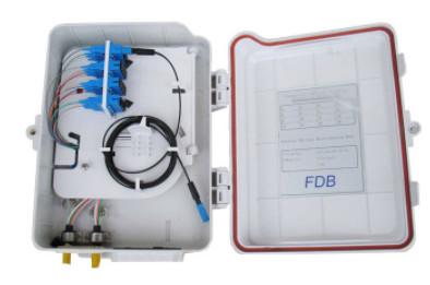 Cina Scatola di termine della fibra dei 16 centri con la scatola di distribuzione della fibra dell'ABS per la rete di FTTH in vendita