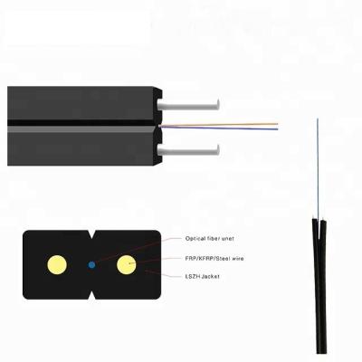 中国 屋内のためのLSZHの外装GJXH/GJXFH FTTH FRPの単一モードのドロップ・ケーブルとの1/2/4の中心 販売のため