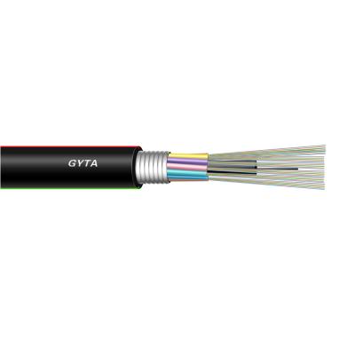 중국 48 Core Loose Tube Stranded GYTA Outdoor Aerial and Duct Single Mode Fiber Cable Suppliers 판매용