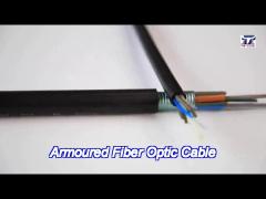 gyts steel armored with pe sheath fiber optic cable for duct and aerial with loose tube