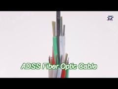 adss fiber optic cable high durability outdoor aerial application for power telecommunication