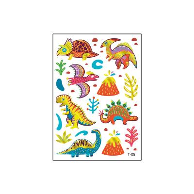 China Temporary Fast Shipping Temporary Kids Dinosaur Tattoo Stickers Waterproof For Kids for sale