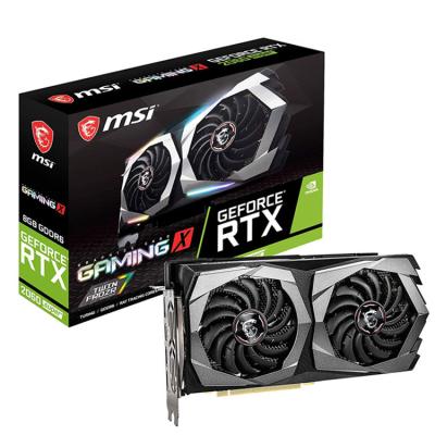 China SUPER GDDR6 Two Workstation Fans 25W/120W RTX 2060 Game 6G Graphics Card for sale