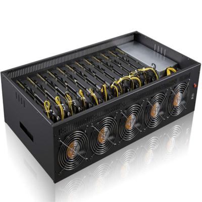 China New Cheap 70mm Large Slot Spacer Chassis Accessory Case with PSU 3300w for 3080 3090 90HX 170HX for sale