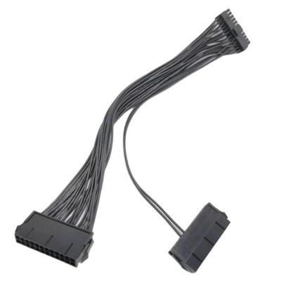 China Durable Selling As Hot PSU Power Supply Adapter Cable Sync. starter ATX 24Pin MO-lex double synchronous starter for sale