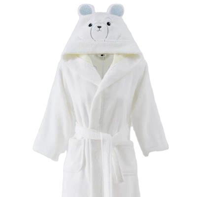 China Kids Baby Boy Girl Breathable Luxury Cotton Bathrobes For Spa For Hotel For School for sale