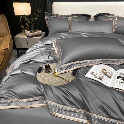 China Best Product Selling Luxury 100% Cotton Disposable Duvet Cover Bedding Set for sale