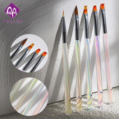 China Professional Penetrating Different Nail Shop Ice Aurora Nail Art Set Brush Styles Brush for sale