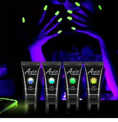 China Nail Art Beauty Luminous Quick Cure Crystal Fast Builder Extend Nail Art Poly Gel For DIY Nail for sale