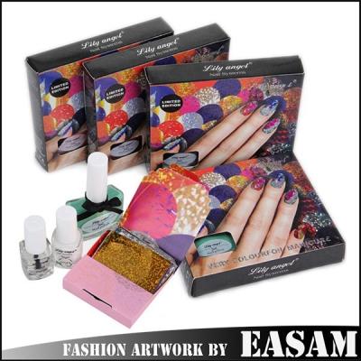 China Newest NAIL Nail Transfer Foil With Polish Set for sale