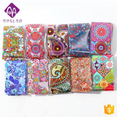 China Hot Sale 10 Durable 4*20cm Mixed Nail 3D Transfer Foil Sticker Decal for sale